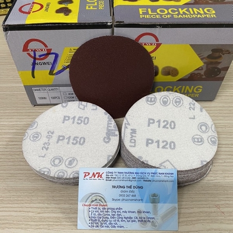 GIẤY NHÁM TRÒN PHI 100MM P120