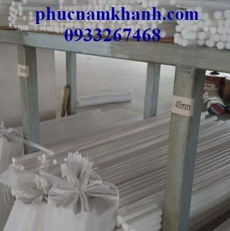 TEFLON THANH TRÒN ĐẶC PHI 60MM