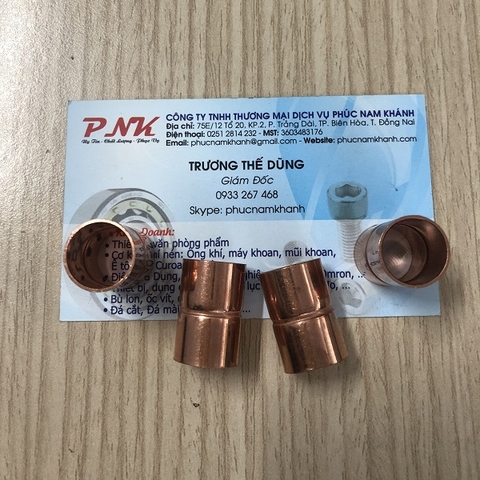 NỐI ỐNG ĐỒNG PHI 12x14MM