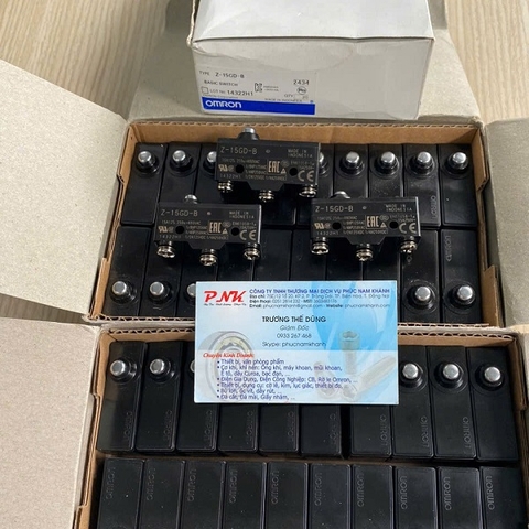 CÔNG TẮC HÀNH TRÌNH OMRON Z-15GD-B