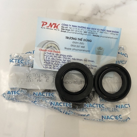 PHỐT CHẮN DẦU TC NACTEC 25x40x7