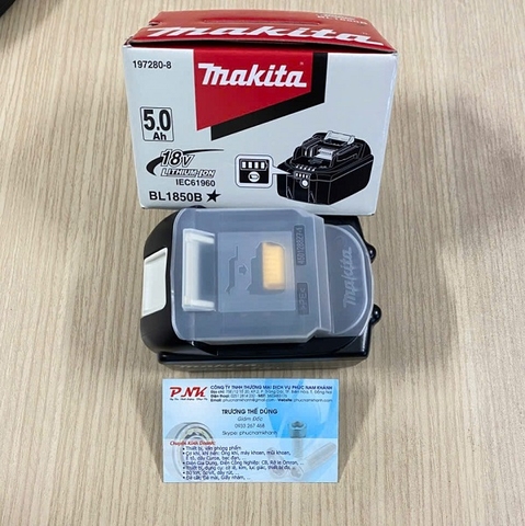 PIN MAKITA BL1850B (LI-ION,18V, 5.0AH) 197280-8