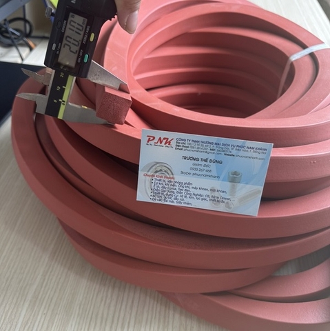 RON SILICONE XỐP ĐỎ CHỊU NHIỆT 20MMx20MM