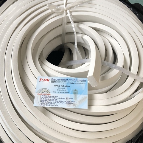 RON SILICONE XỐP 10x20MM TRẮNG
