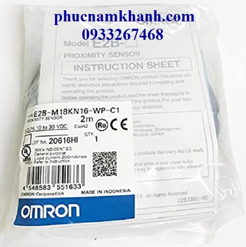 SENSOR E2B-M18KN16-WP-C1 OMRON