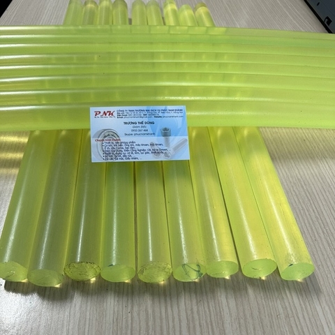 THANH SILICONE TRÒN ĐẶC 20MMx300M MÀU VÀNG