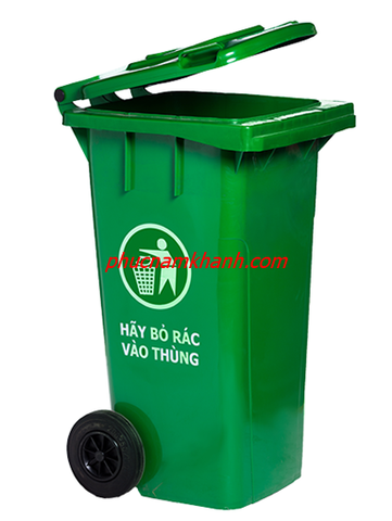 Thùng Rác Công Cộng 120L Nắp Kín