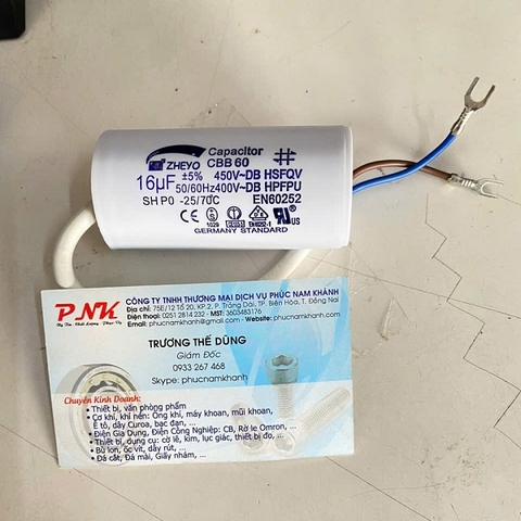 TỤ ĐIỆN CBB60 16UF