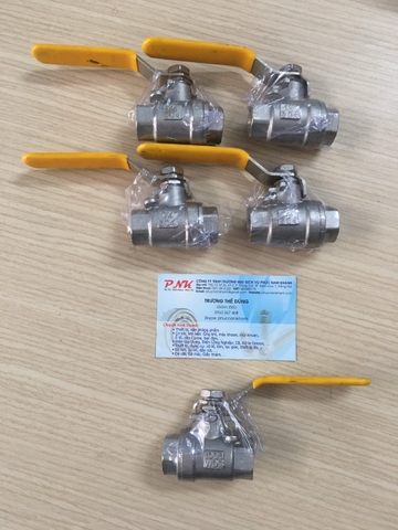 VAN BI TAY GẠT INOX 304 REN 13