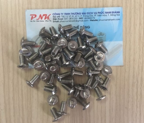 BÙ LON ĐẦU DÙ PAKE INOX304 M5x10MM