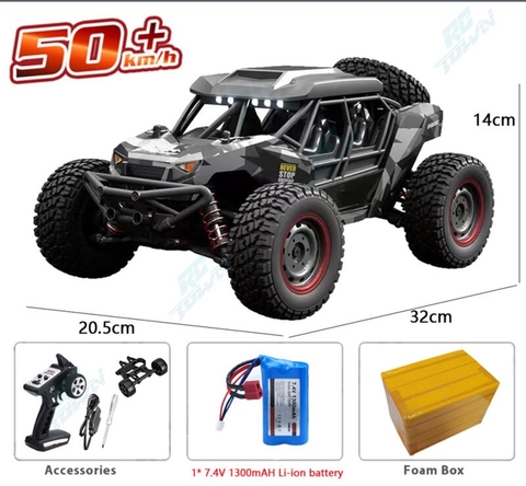 Xe đua địa hình chạy cực nhanh 40km/h 1/16 2 cầu 4wd cực khoẻ Jeep106