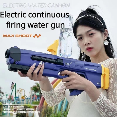Súng nước pin bắn tia nước xa mạnh và tự bơm nước water gun GTN01