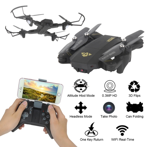 FLYCAM quay phim HD Visuo XS809HW - shoptoy