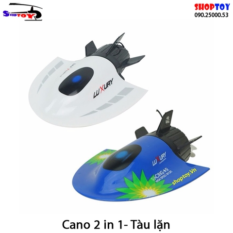 Tàu ngầm điều khiển từ xa 2 in 1 cá lặn