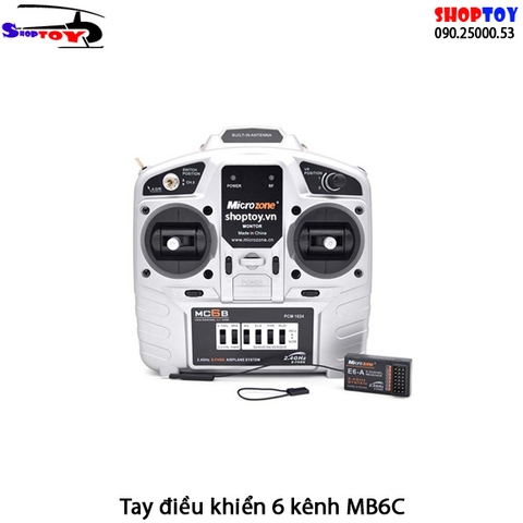 Tay điều khiển TX MB6C remote control 6 kênh micro zone