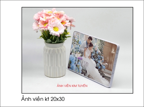 Ảnh  viền kim tuyến  20 x 30