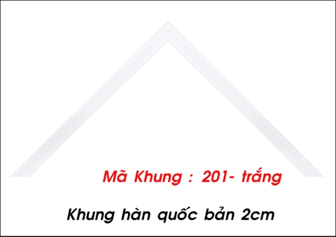 Mã khung : 201-trắng