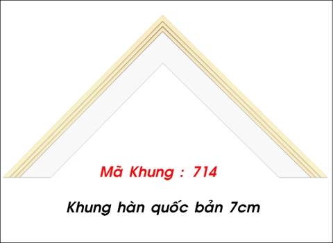 Mã khung : 714