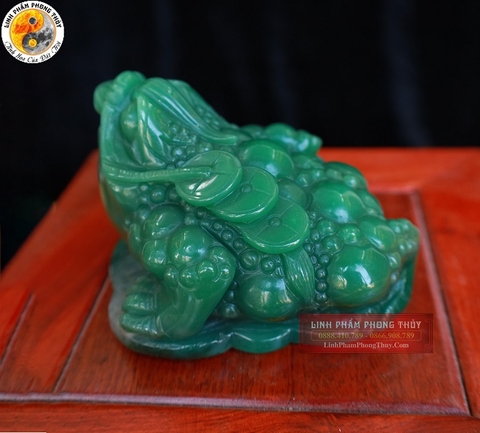 Thiềm Thừ thạch anh xanh tự nhiên – SP00890