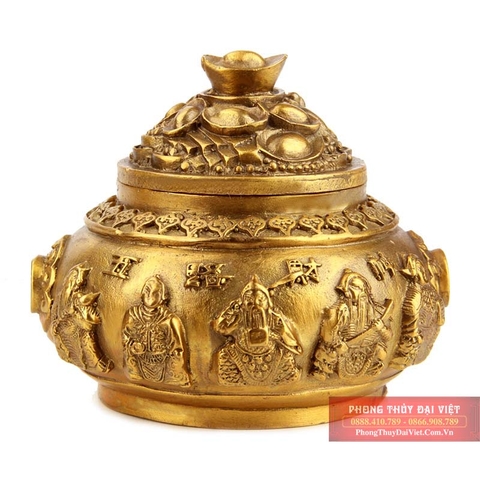 Bát tụ bảo đồng 8x9 cm - 350g