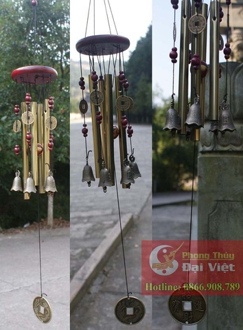 Chuông gió phong thủy chuông chùa MT213