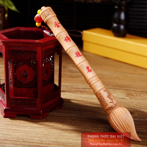 Bút văn xương gỗ đào 25 cm