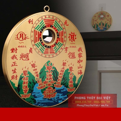 Gương sơn hải trấn bằng đồng nguyên chất