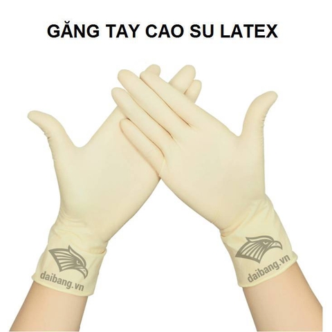 Găng tay cao su y tế Latex - Malaysia