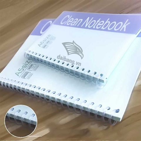 Vở viết phòng sạch, Sổ lò xo phòng sạch A4, A5, A6 Clean Notebook chống tĩnh điện