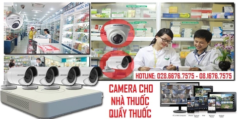 Lắp đặt camera cho nhà thuốc