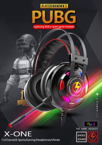 Headphone LIGHTNING X-ONE 7.1 có rung car sound rời 