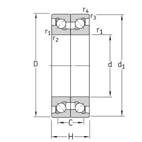 Vòng Bi tiếp xúc góc SKF