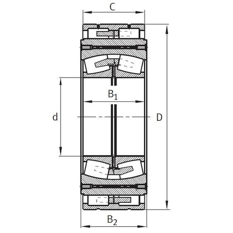 Vòng Bi tang trống 2 dãy tự lựa SKF