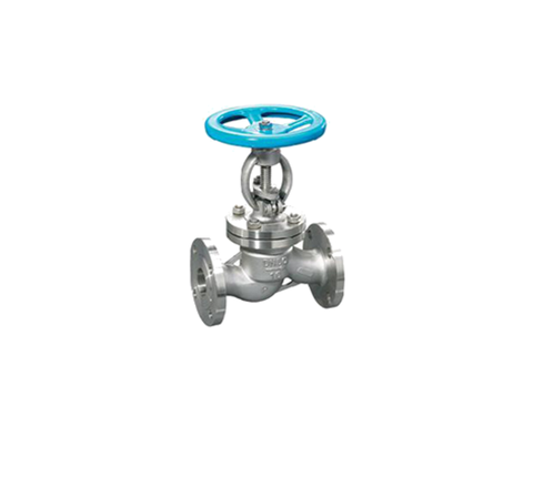 Van cầu chữ S inox nối bích
