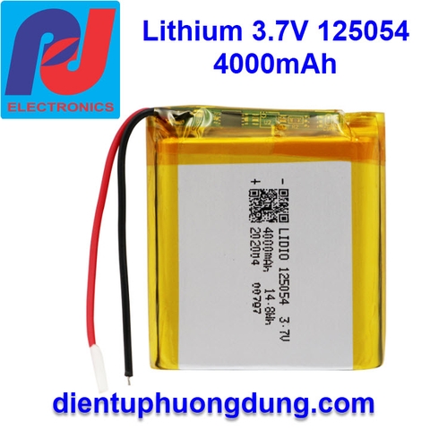 Pin Li-ion 3.7V 125054 4000mAh