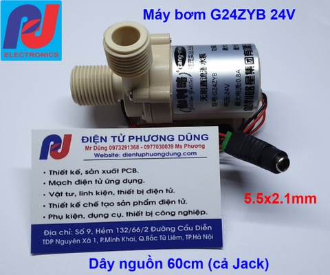 Máy bơm nước nóng mini 24V 12L 6M G24ZYB