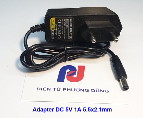 Adapter 5V-1A - 5.5x2,1