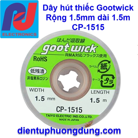 Dây hút thiếc CP-1515, CP-2015, CP-2515, CP-3015, CP-3515