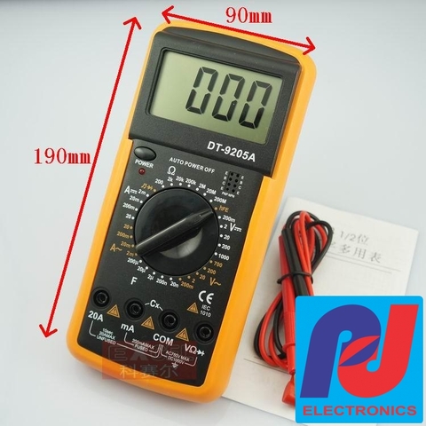 Đồng hồ số DT9205A, DT9205B