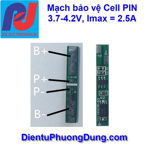 Mạch bảo vệ PIN 3.7-4.2V