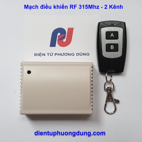 Mạch RF 2 Kênh 315Mhz, học lệnh