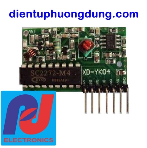 Bộ thu RF 315M 433M PT 2272 L4