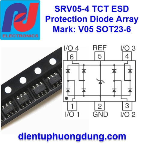 SRV05-4 ESD Protection Diode Array