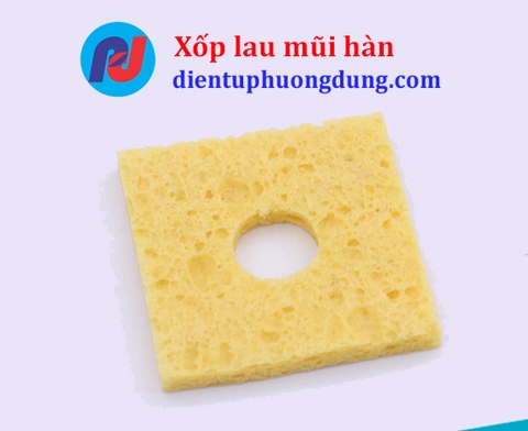 Bọt biển lau mỏ hàn 6x6cm