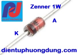 Diode Zenner 1N4742A 1W 12V