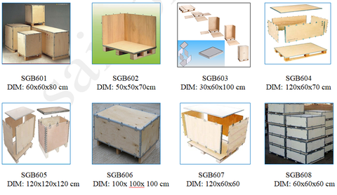 Đóng kiện gỗ cho hàng hóa vận chuyển, chuyển phát nhanh