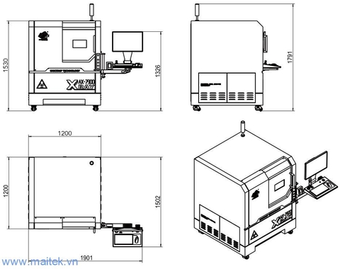 AX7900 Hệ thống kiếm tra Xray