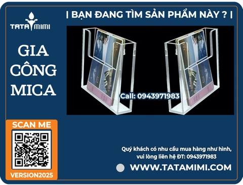 Hộp checklist mica trong treo tường linh hoạt theo yêu cầu.