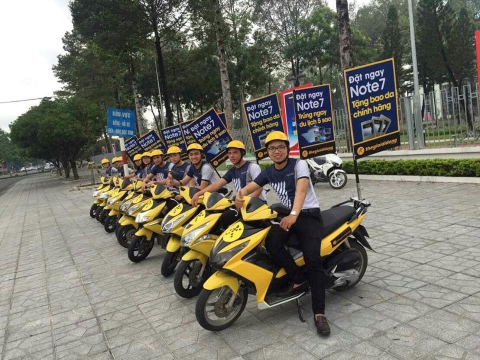 Road show chào mừng siêu phẩm Samsung Galaxy Note 7 mới ra mắt