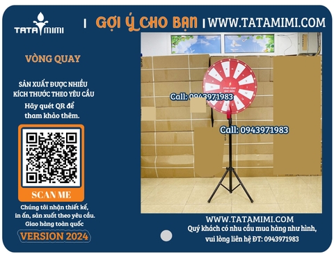 Vòng quay 3 chân linh động cho sự kiện